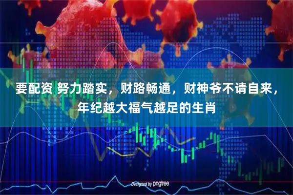 要配资 努力踏实，财路畅通，财神爷不请自来，年纪越大福气越足的生肖