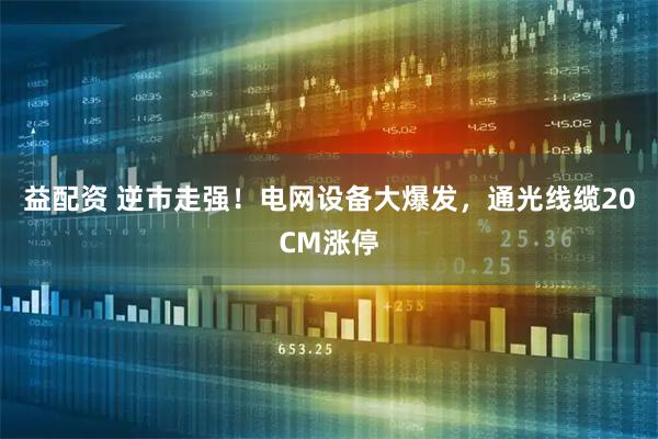 益配资 逆市走强！电网设备大爆发，通光线缆20CM涨停